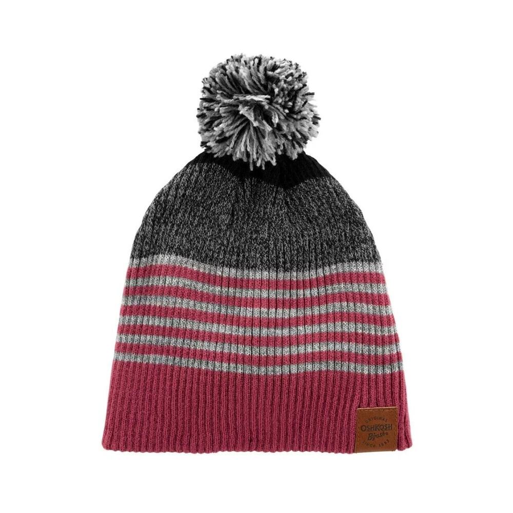 OshKosh B'gosh PomPom‎ Beanie Hat 2t-4t NWT